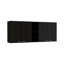 Armoire murale Sitka, deux cloisons spacieuses, quatre portes-423578944-422417334