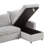 U-shaped Sectional Sofa (Gray)-416826889