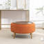 Miajah Upholstered Round Storage Ottoman-425328111