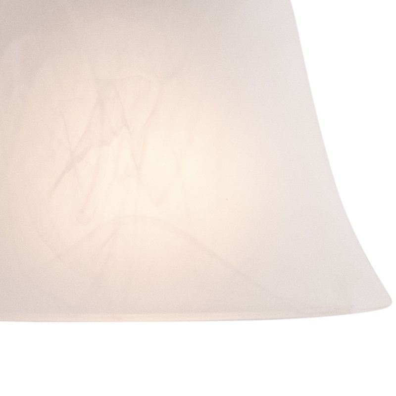 Moyer 1-Light 5.25 inch Wide Oil Burnished Bronze Traditional Bathroom Vanity Lighting Fixture, White Alabaster Glass Shade, Dimmable, LED Compatible, Wall Mounted Steel Sconce