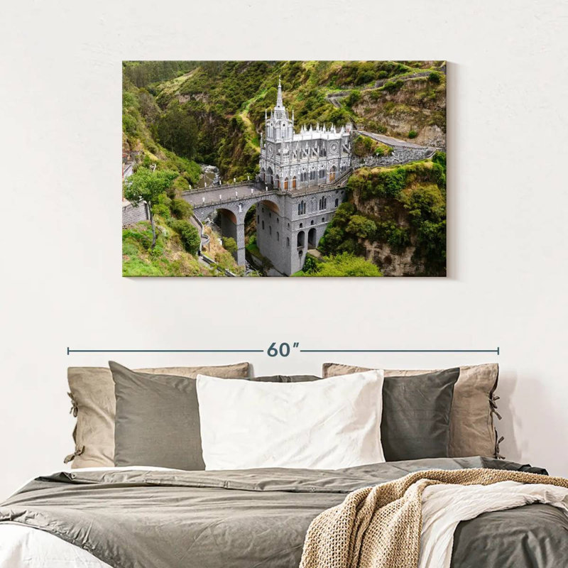 Église basilique Adella Las Lajas, H 30 po x l 45 po