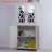 67.4" Tall 4 Doors Mirrored Doors Accent Cabinet With Adjustable Shelves-1175028457