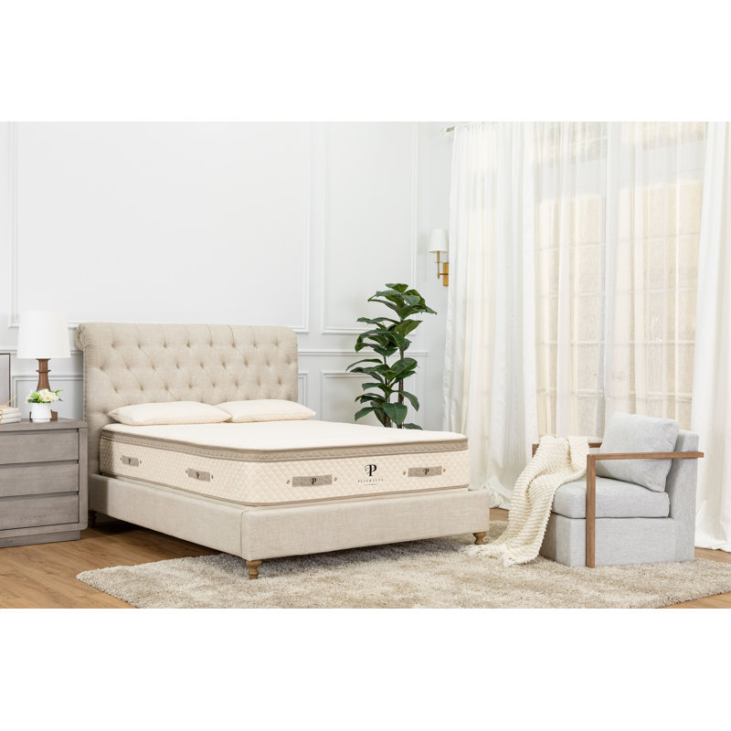 PlushBeds Luxury Bliss 12" Firm Hybrid Latex Mattress, King
