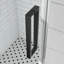 Porte de douche à charnière sans cadre l 29 po x H 72 po avec trempage à chaud, traité avec revêtement de protection-55712383