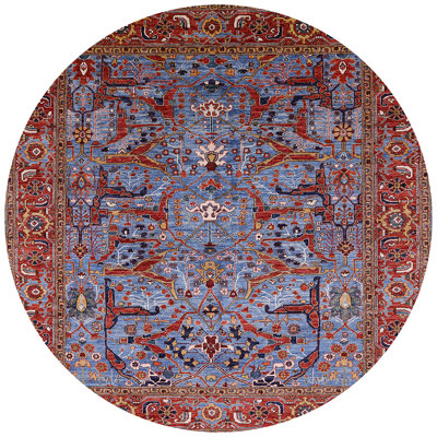 Tapis oriental rouge / bleu / beige Harbine