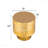 Modern Style Metal Coffee Table Gold Finish-1719523375
