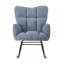 Fauteuil coulissant ergonomique en tissu capitonné avec structure en métal robuste pour des sièges confortables dans les salons et les chambres-883465216