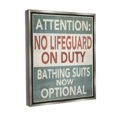 «Funny Bathing Suits Option» par Graffitee Studios sur toile