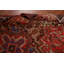 Tapis géométrique rouge 7 x 11