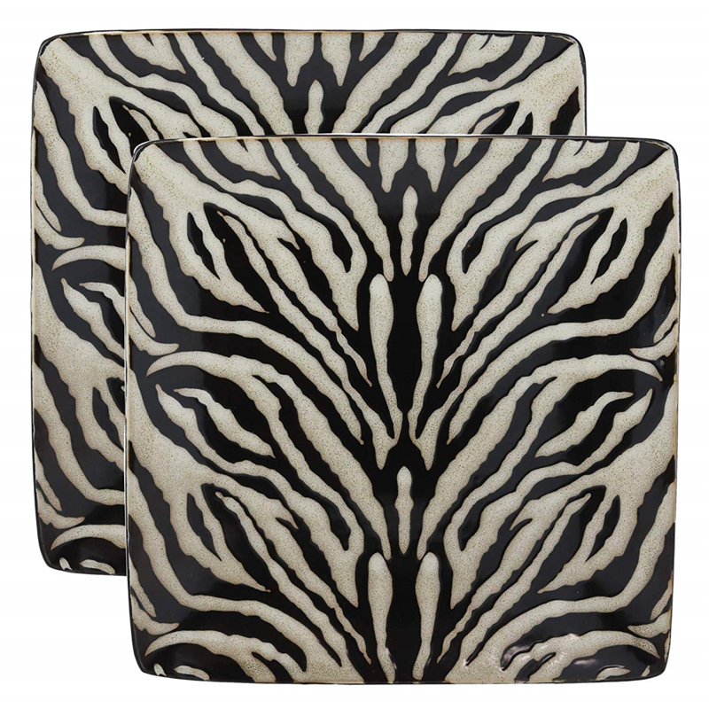 Shailja Tiger Print 11" Dinner Plate