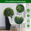 Topiary Ball 2 Pcs, Artificial Cedar Topiary Balls Garden Spheres Decorative Balls for Outdoor Patio Garden and Indoor, Wedding Decoration-1812038189