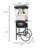 Lincoln Popcorn Machine with Cart - 8oz Popper with Stainless-Steel Kettle by Great Northern Popcorn