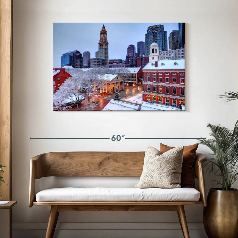 Boston Wintertime, H 30 po x l 45 po