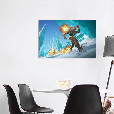 Dae Battling Tashtaris - reproduction d'art sur toile tendue