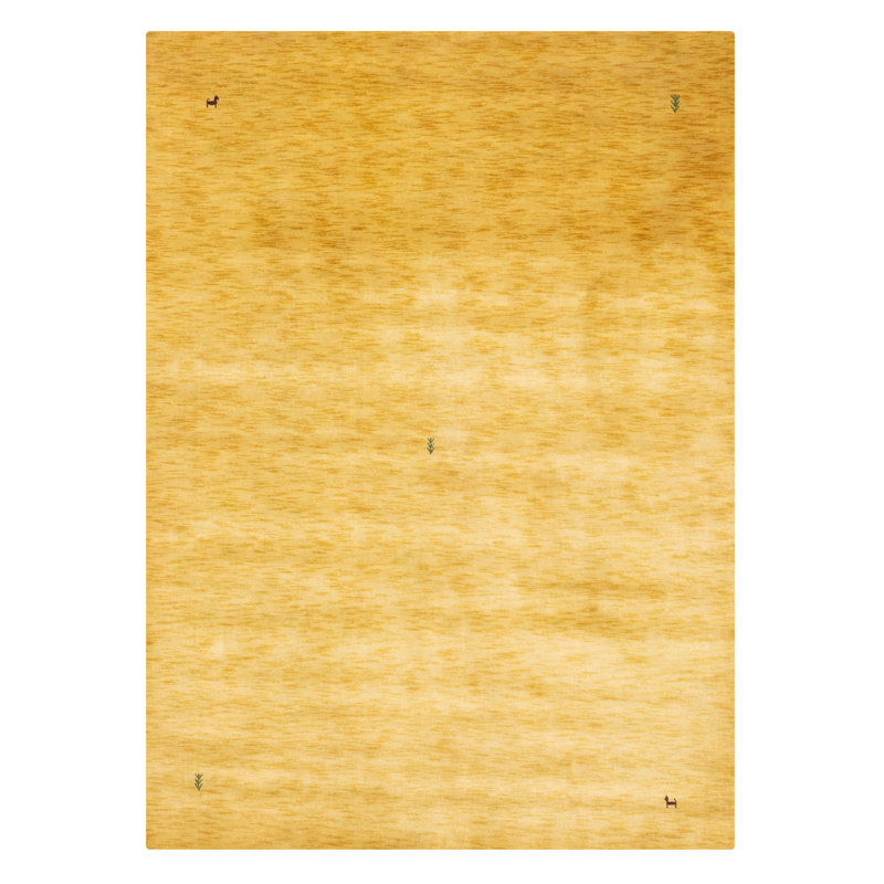 Kashkuli Gabbeh Gold Rug 5'4" x 7'5"