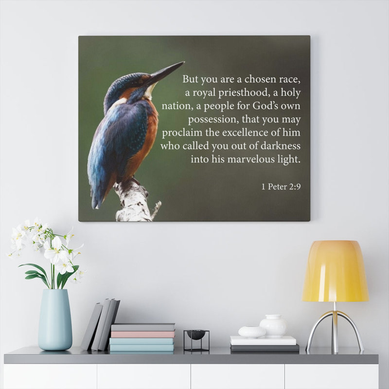 Royal Priesthood 1 Peter 2:9 1 Piece Wrapped Canvas Wall Art, 61cm H x 76cm W