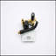 Robinet mural pour lavabo ou baignoire, robinet à poignée simple en laiton 2 trous inclus, noir mat
