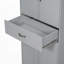 Armoire de rangement pour salle de bain avec deux paniers à linge, armoire de rangement avec portes et tiroir-818384176