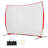 Barricade Backstop Net, 12x9 ft Ball Sports Barrier Netting, Portable Practise Equipment