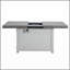 Table de foyer extensible rectangulaire en alliage d'aluminium, 50 000 BTU