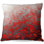 Coussin décoratif carrée à motif floral délavé