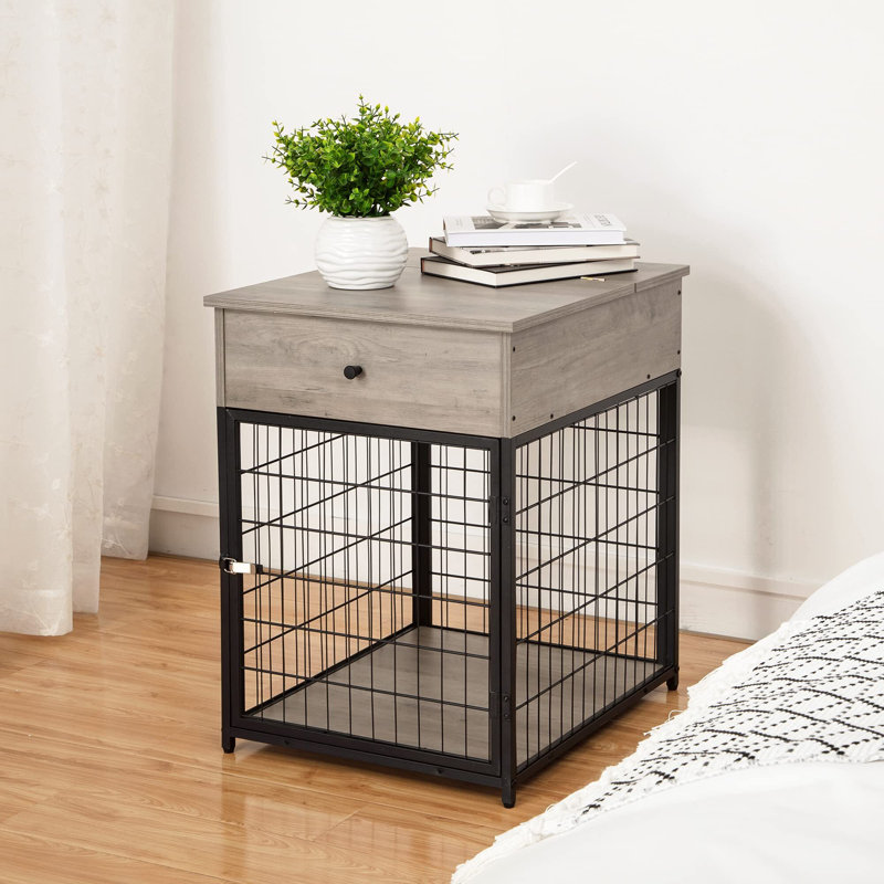 Cage pour chien Furniture, gris