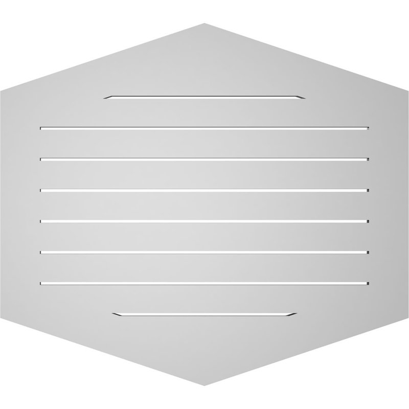 Pente verticale verticale en uréthane 4 pi, H 32 po x l 36 po x P 1 po