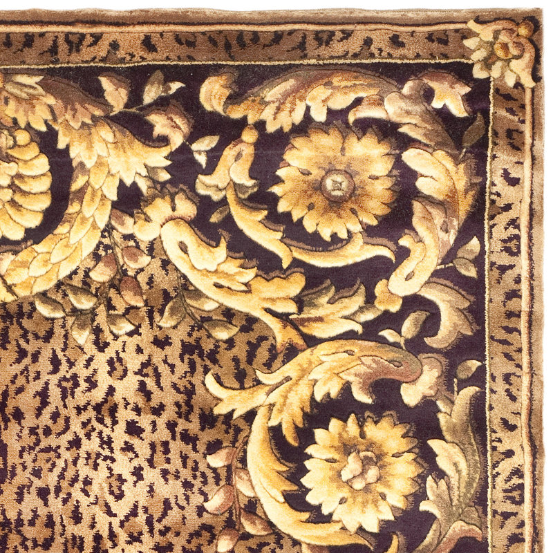 Fl01 Area Rug In Multi, Rectangle 4' x 6'