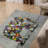 Vintage-Inspired Bohemian Printed Rug with Intricate Floral and Geometric Patterns Ideal for Enhancing the Aesthetic Appeal of Any Living Room or Bedroom Space-126331823
