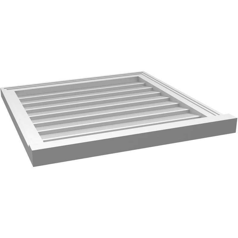Brickmould Sill Frame, Primed Tan, 26" H x 26" W x 2" D