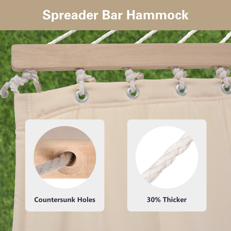 Hamac double classique Volkrad, Beige