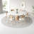Modern Round Solid Wood Dining Table-1098933986
