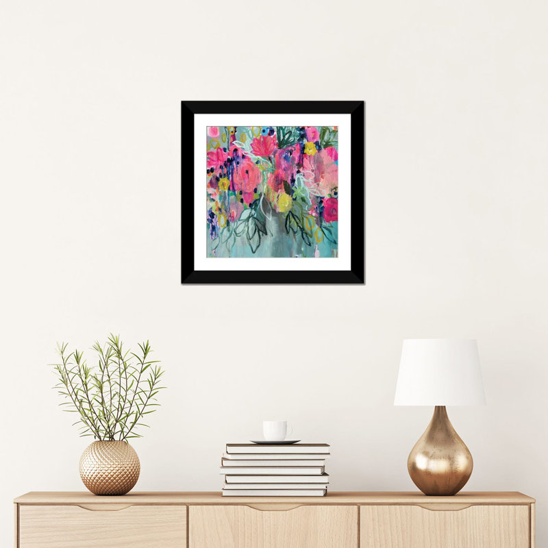 « so special love », impression sur toile, H 16 po x l 16 po x P 1 po, Papier d'art encadré noir, Blanc