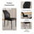 5-Piece Oval Dining Table Set With 4 Modern Chairs For Dining Room-2119285153