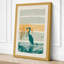 Heron in Reeds Japandi - Wrapped Canvas-294229608-294229610