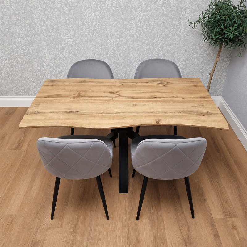 Dining Set, 75cm H x 77cm W x 117cm D
