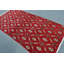Tapis turc fait à la main avec motif floral rouge rétro idéal pour rehausser la beauté des planchers rouge / beige