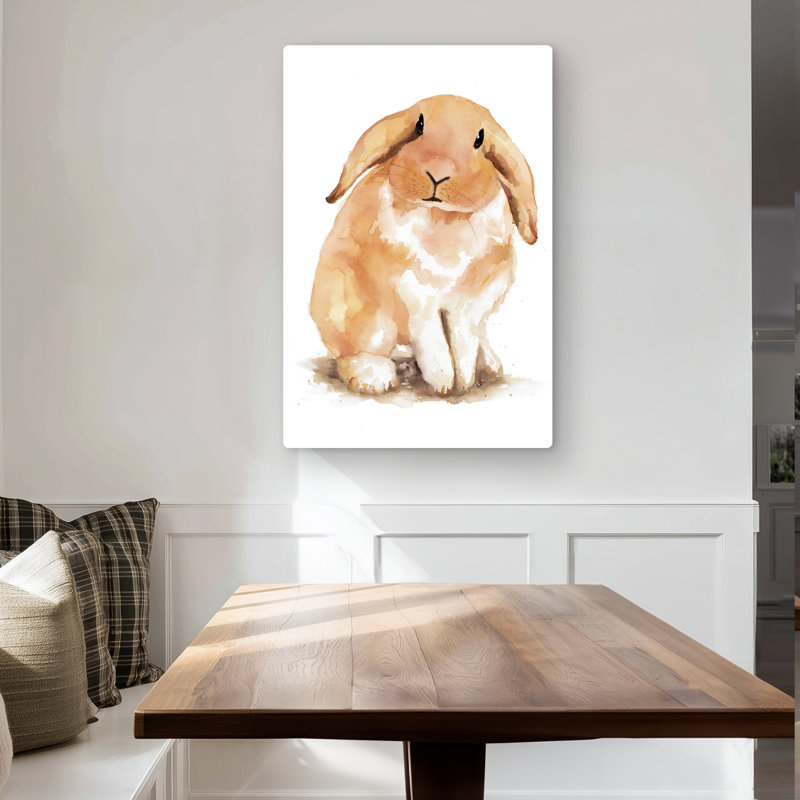 Lop-rabbit Metal Print | Unique Pets Home Decor Art