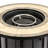 30" Propane Gas Fire Pit Table, 50000 BTU Round Steel Fire Pit With Mosaic Ceramic Tabletop For Outside Patio Deck Garden Backyard- Black