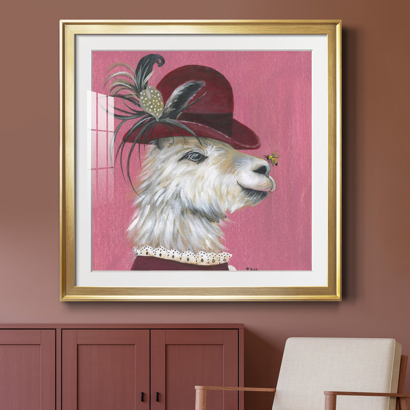 Seabird Beach I - peinture encadrée, Encadrement doré, H 30,5 po x l 30,5 po x P 1,5 po