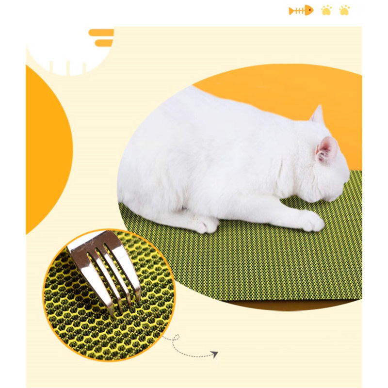 Tapis filtrant pour litière pour chat, H 0,11 po x l 35,43 po x P 23,62 po