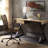 Danton Gold Aluminum Rectangular Writing Desk
