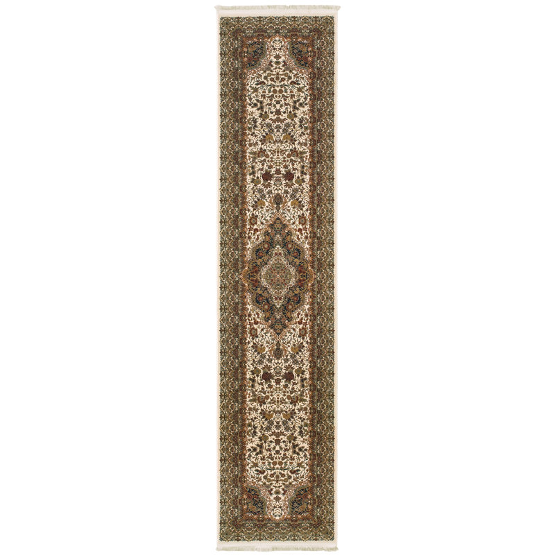 Knepp Oriental Indoor Rug, Runner 2'3" x 10'