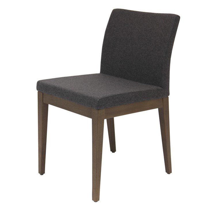Paria 18'' H Wool Upholstered Side Chair