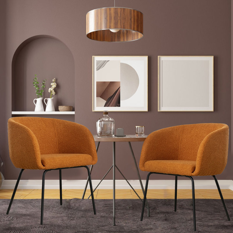 Chaise d'appoint Damle, Gingembre