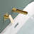 Wall Mounted Tub Faucet with Single Handle, Bathroom Waterfall Tub Filler-124072402