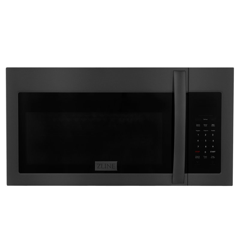 ZLINE 30 po 1,5 cu. Pi. Four à micro-ondes à convection au dessus de la cuisinière avec poignée moderne et capteur de cuisson