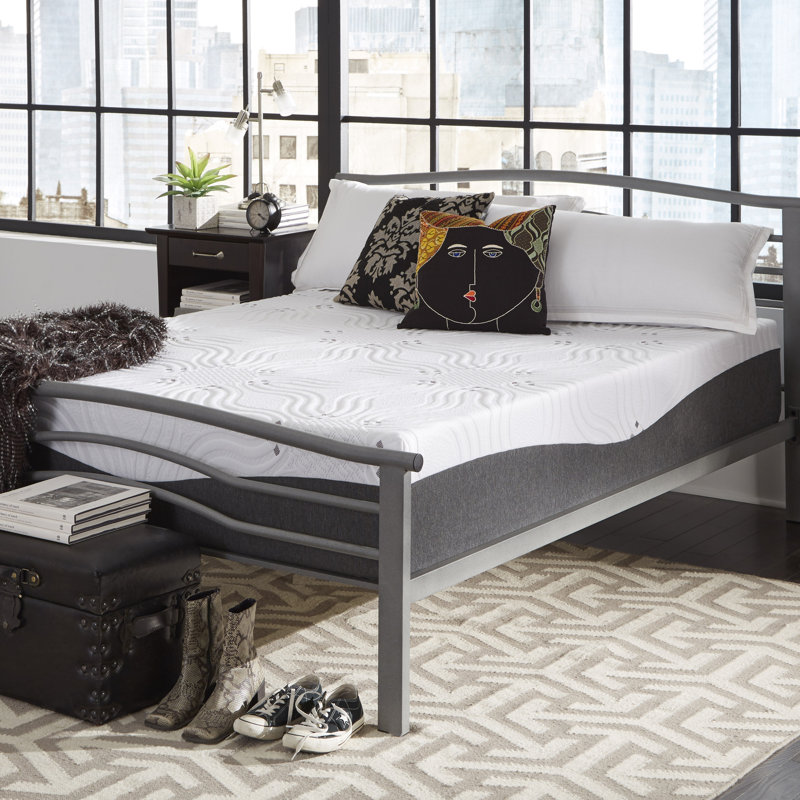 ComforPedic Loft from Beautyrest Firm Gel Memory Foam Mattress and Box Spring, Queen, 10"