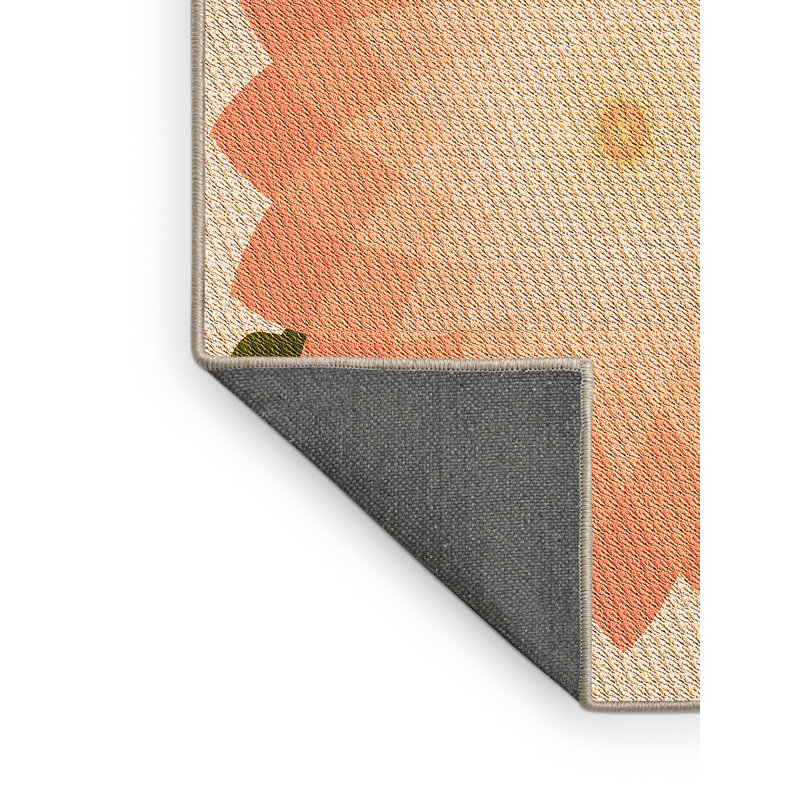 Tapis de la zone orange laine, Rectangle 2 pi x 3 pi