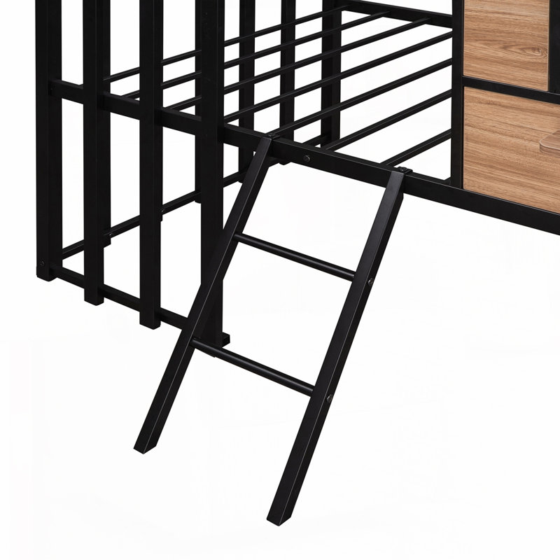 Metal Bed Frame, Black